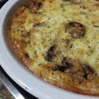 Mushroom, Shallot and Goat Cheese Quiche